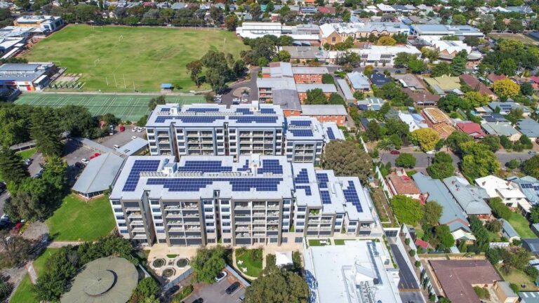 retirement villages and apartment solar installation